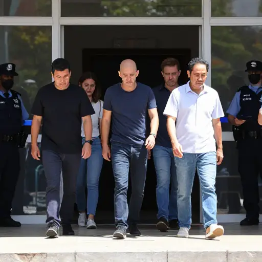 六名人质在中午前不久被释放。