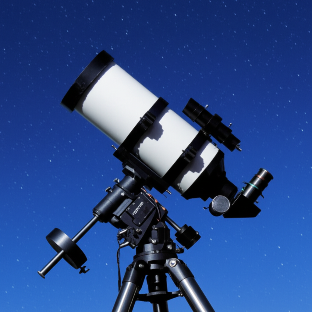 这个望远镜很适合观星。
