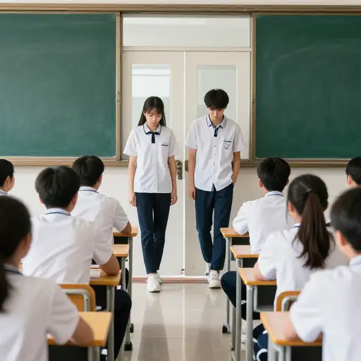 两名学生被排除在班级之外。