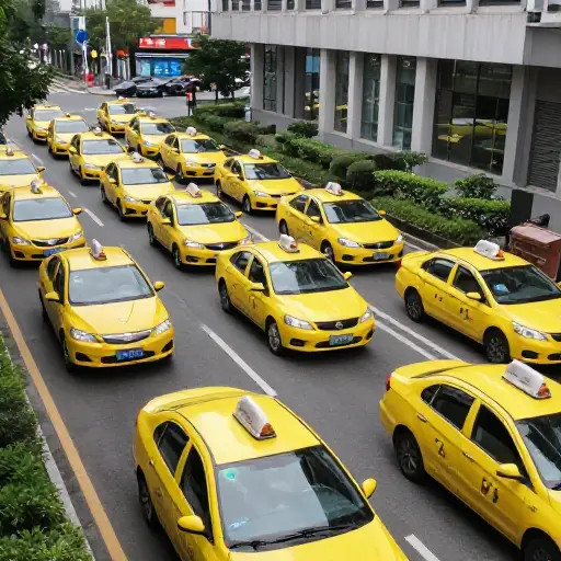 这家出租车公司已将其车队扩大到超过两百辆汽车，以满足日益增长的需求。