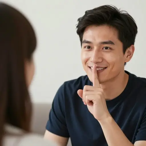 他更愿意给我一个暗示，而不是一个直接的回答。