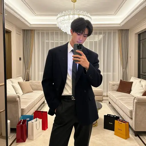 他是一个非常肤浅的人。
