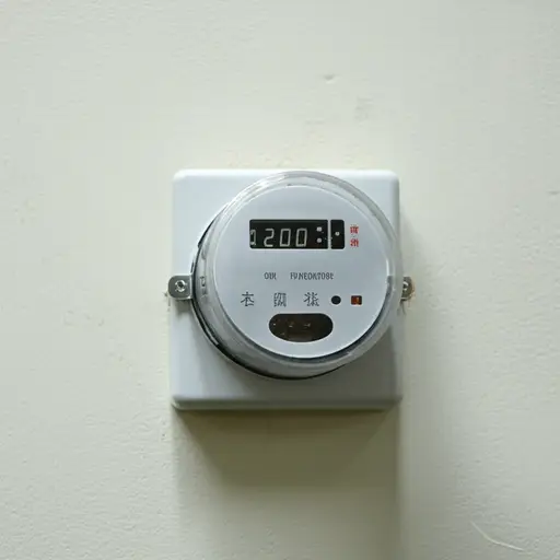 电表显示这个月我们用了200度电。