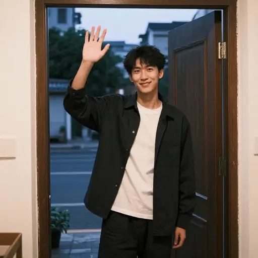 他说他以后会来。