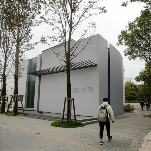 我们学校附近有一家小剧院。