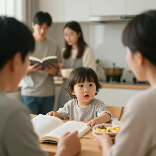 幼儿通过观察周围的人学到很多东西。