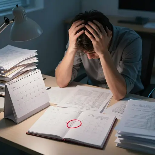 我绝不可能赶上那个截止日期。