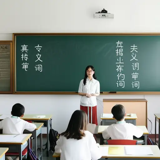 老师让我们用新单词造五个句子。