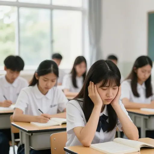 她那尖锐的声音让整个教室的人都皱起了眉头。