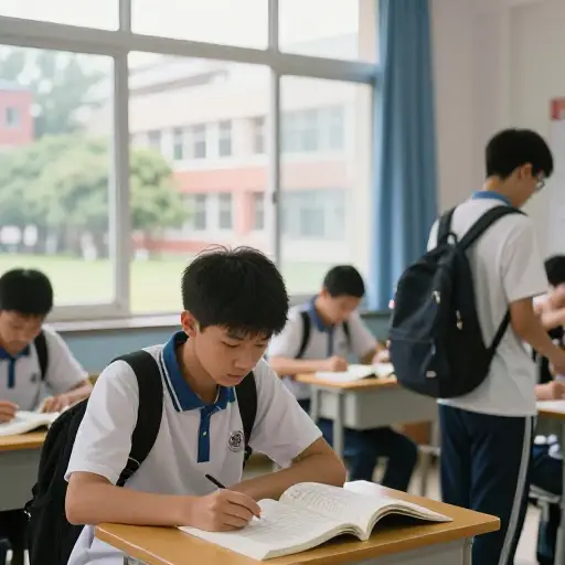 我在学校多待了一年。