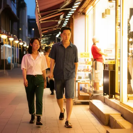 快点，我们要赶在商店关门前到达。