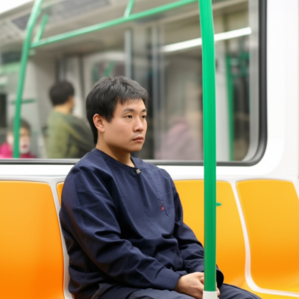 他正专注于自己的思绪。