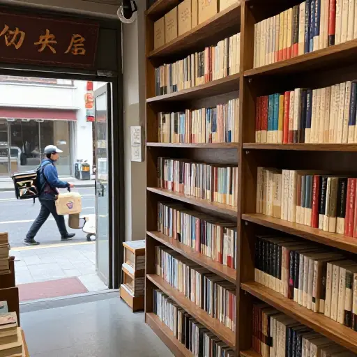 网上商店正从传统书店抢走很多生意。