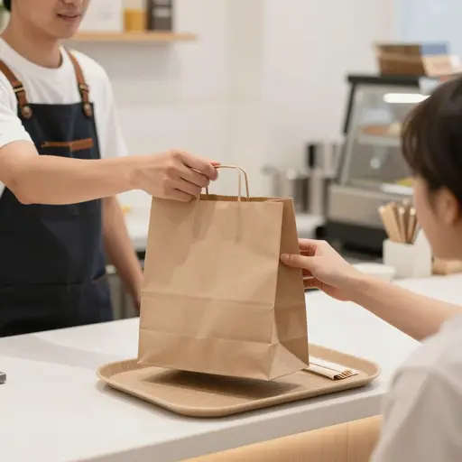 您想在这里吃还是外带？
