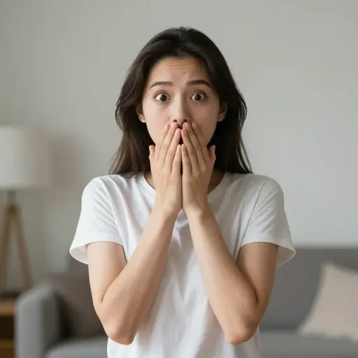 听到这个消息，她惊得说不出话来。