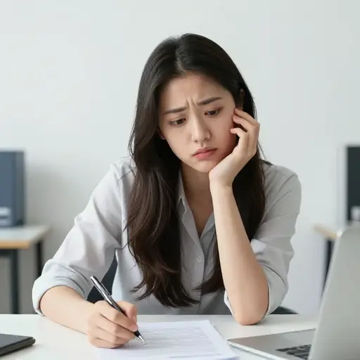 她不小心签了合同，没有阅读条款。