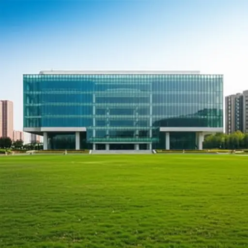 新图书馆是大学校园的一个重要扩建部分。