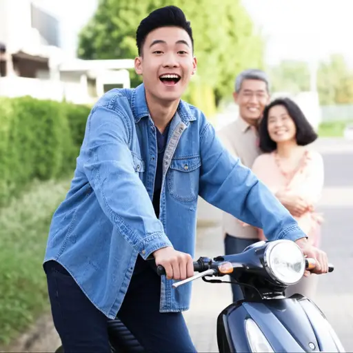我的天哪，我爸妈居然同意我买那辆摩托车了！