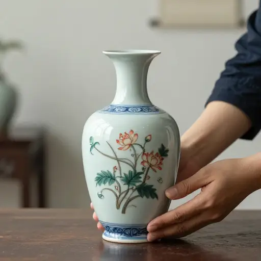 请小心处理那个易碎的花瓶。