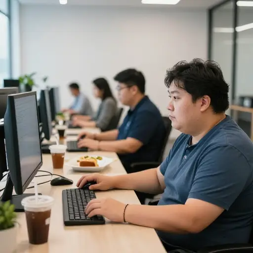 首先，众所周知技术的发展会导致肥胖。