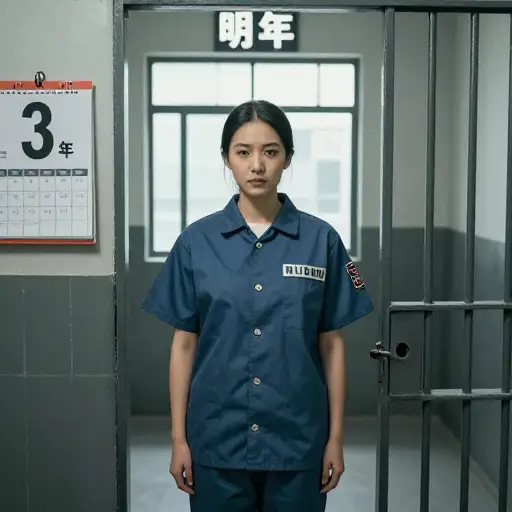 她目前已服刑三年，明年将被释放。