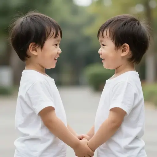 双胞胎之间的联系有种难以言喻的东西。