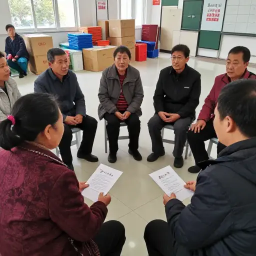 整个社区都对受自然灾害影响的家庭表示同情。