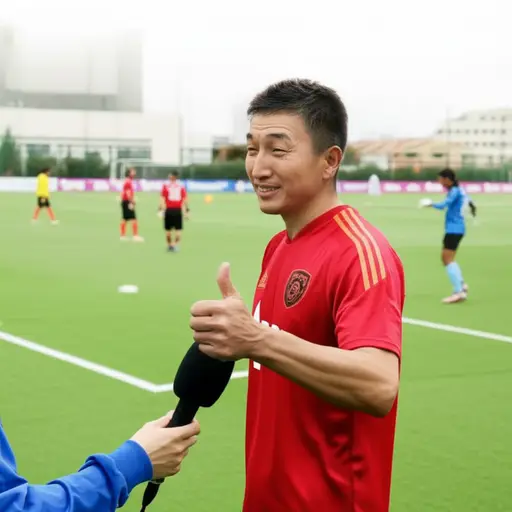 教练在采访中特别提到了队长的出色表现。