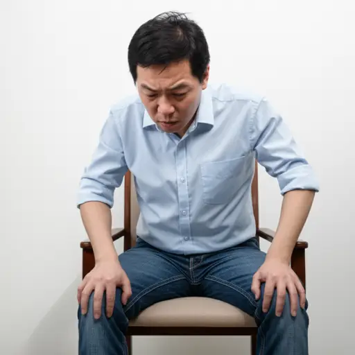 听到这个坏消息，他看起来很不安。