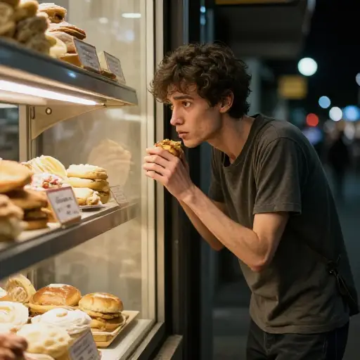 如果某人得不到足够的食物，他们可能不得不诉诸偷窃。