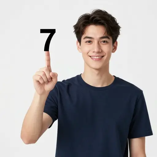 我有一个幸运数字，是7。