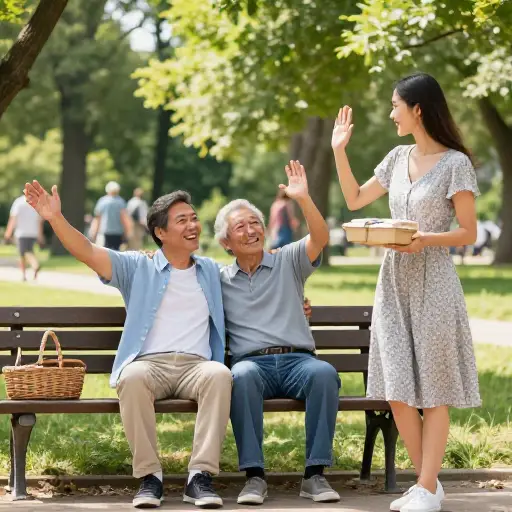 他在公共场合总是很热情，毫不掩饰对家人的爱。