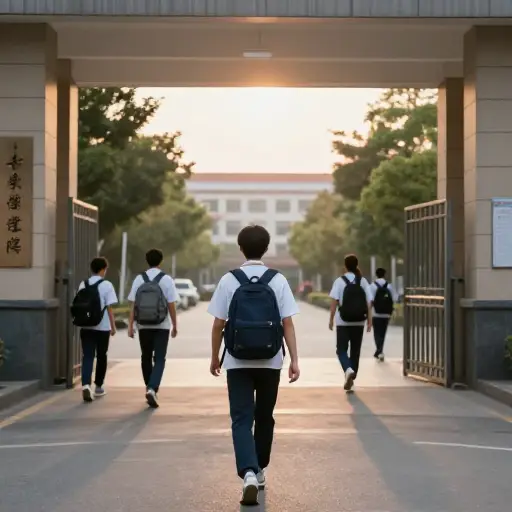 我明天会晚点到学校。