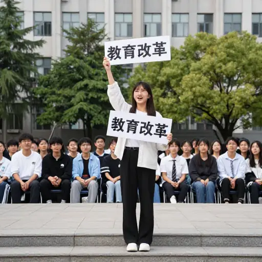 她年轻时是个热情的激进分子，倡导彻底改革教育体系。