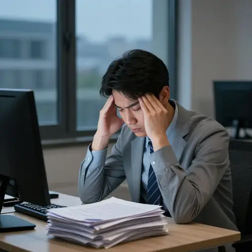 长时间工作肯定会影响你的健康。