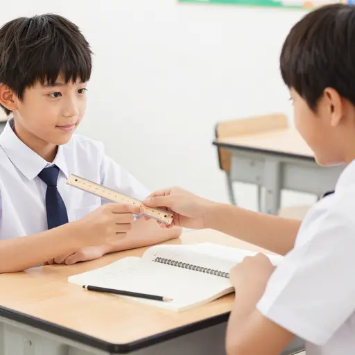 我可以用你的尺子吗？