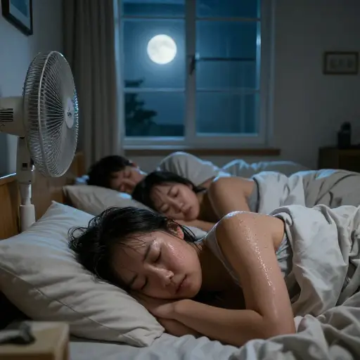 炎热让我们许多人度过了一个不眠之夜。