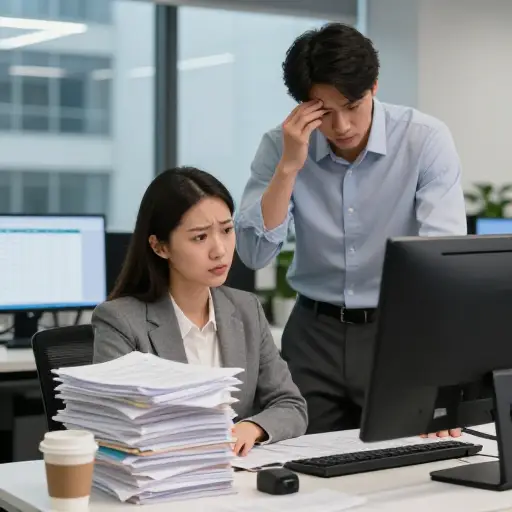 我必须纠正她认为这份工作很轻松的误解。