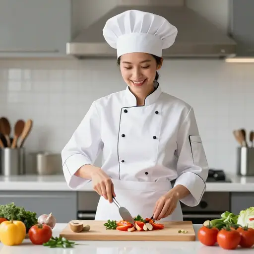她是个很棒的厨师。