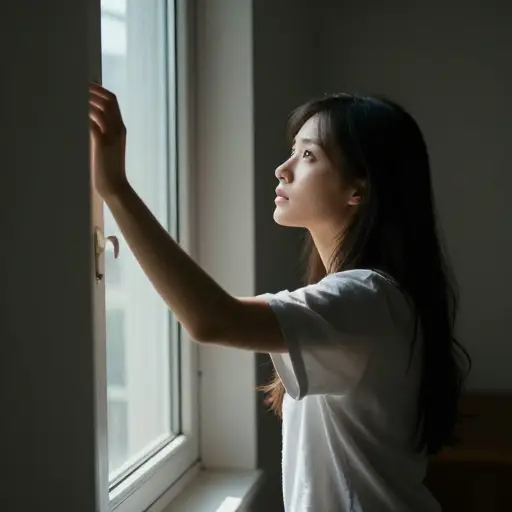 她想从压抑的家庭中挣脱出来。