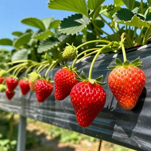 草莓在夏季正当季。