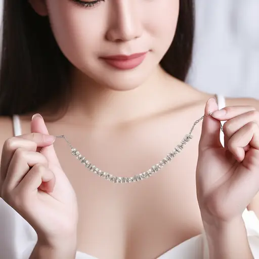 她送我的这条项链对我来说非常珍贵。
