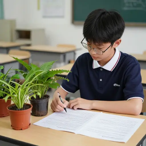 我的科学项目是关于植物的。