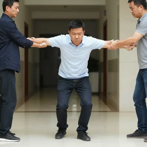 当警察试图逮捕他时，他进行了反抗。