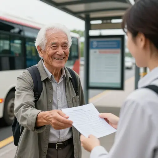 老年人可以申请免除公共交通费用。