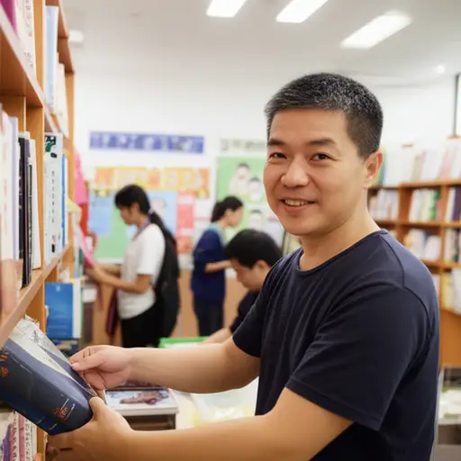 他每个月都会为社区项目贡献一些时间。