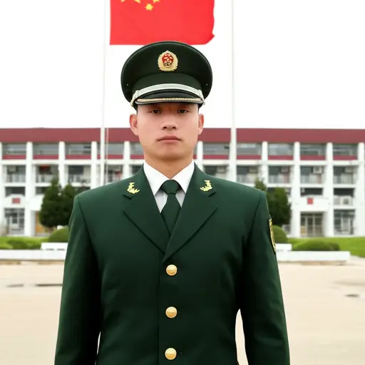 他在陆军兵团服役了十年。