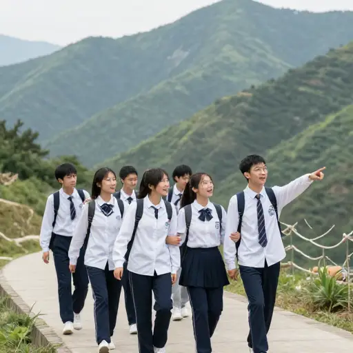 我们学校的登山之旅既充满挑战又很有趣。