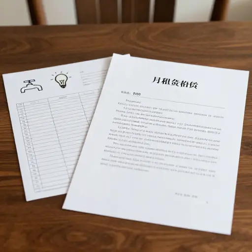 租金是每月800美元，外加水电费。