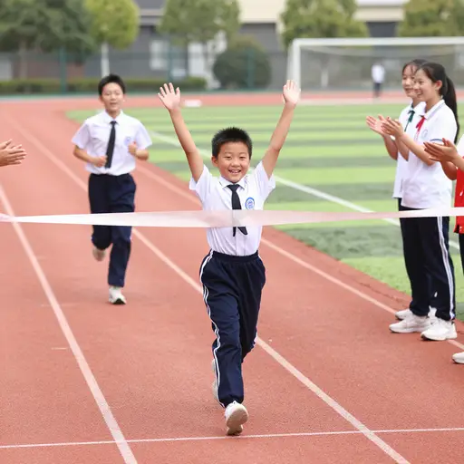 他在这场比赛中获胜。